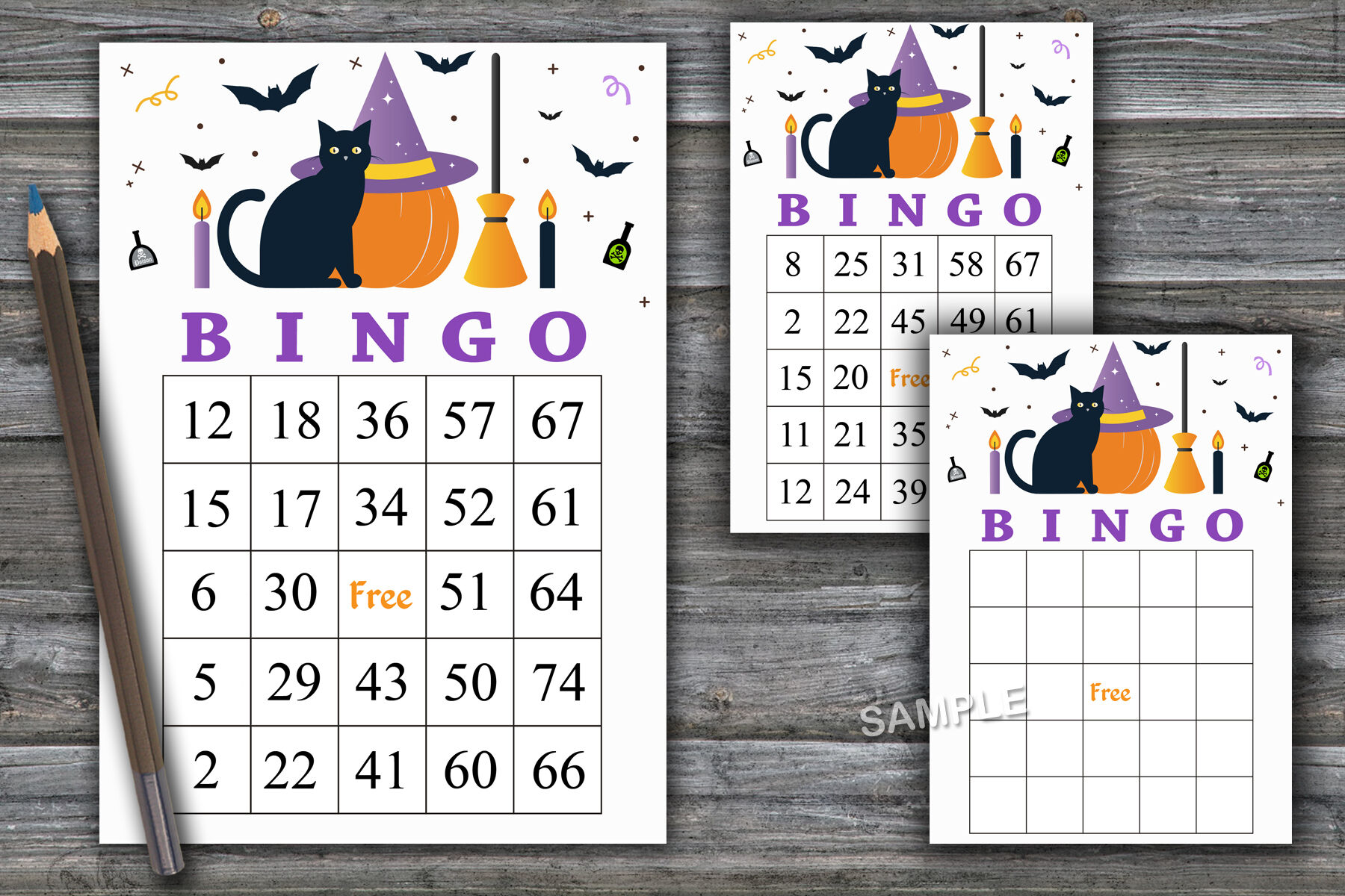 Printable bingo cards free